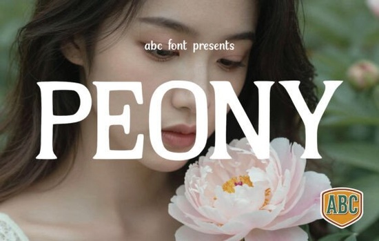 Peony Font